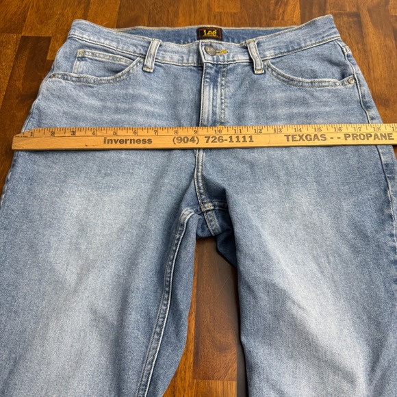 Lee Womens Straight Leg Light Wash Stretch Denim Jeans Size 6 Medium 112353250 - Picture 12 of 12